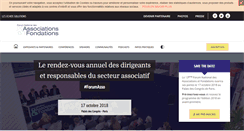 Desktop Screenshot of forumdesassociations.com